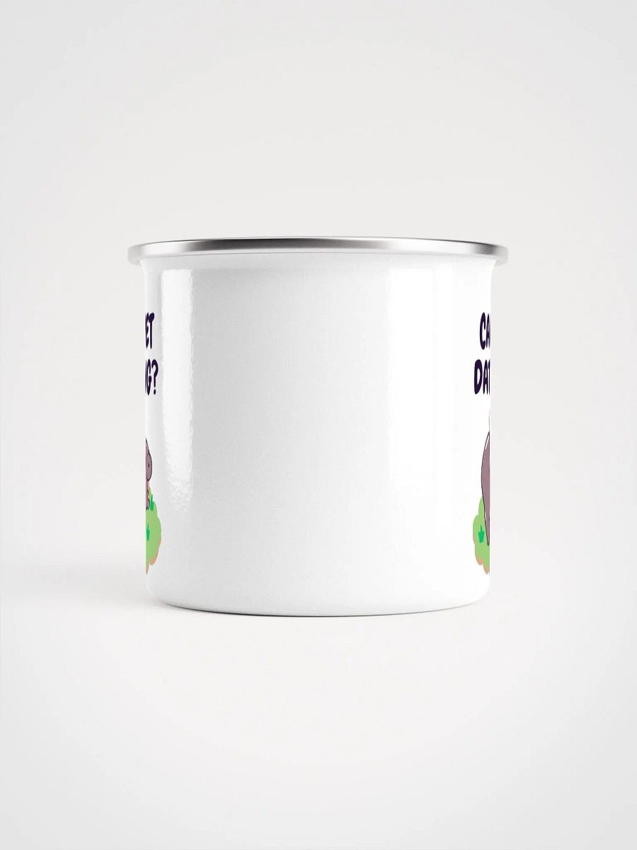 MOODENG'S CAN I PET DAT DAWG? ENAMEL MUG product image (2)