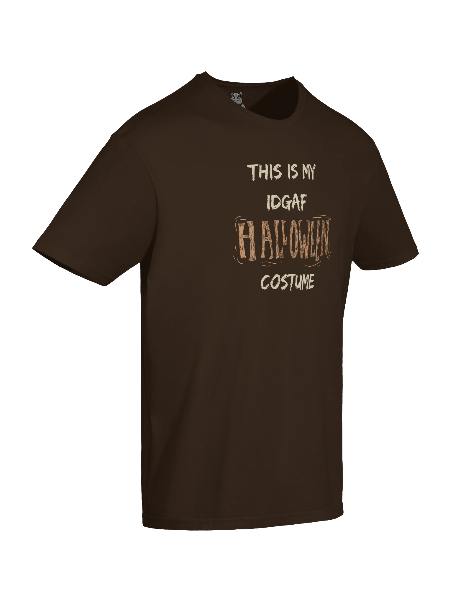 “This Is My IDFAF Costume” Lazy Halloween Costume Shirt – Funny Sarcastic Tee product image (4)