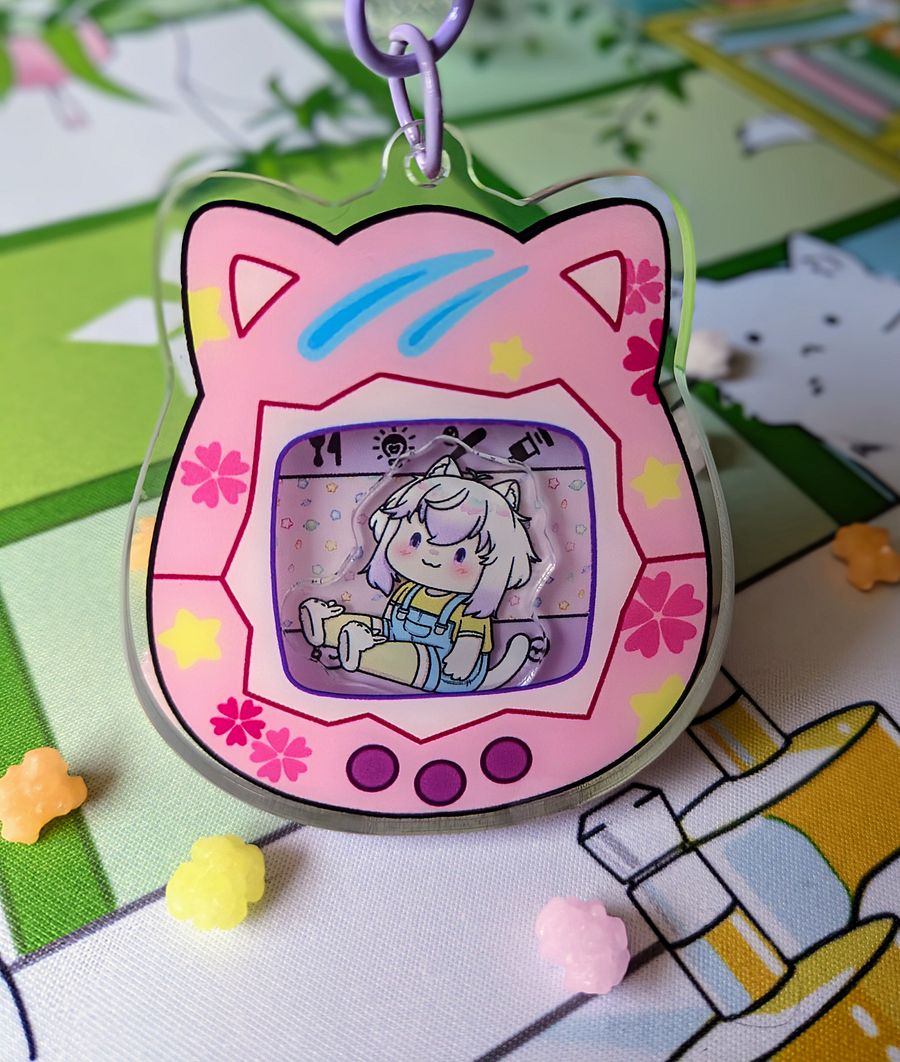 Tamagotchi shaker charm product image (1)