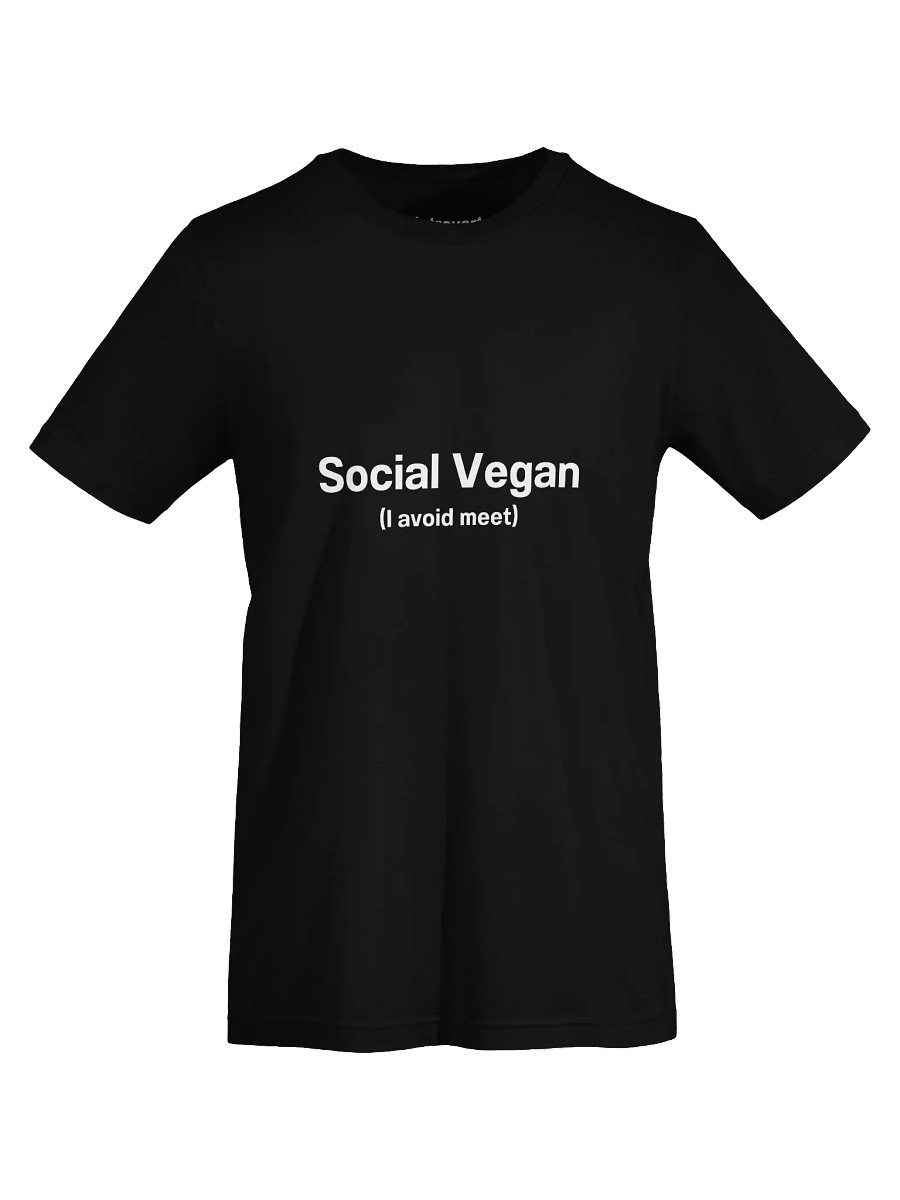 Social Vegan (I avoid meet) Unisex T-Shirt product image (71)