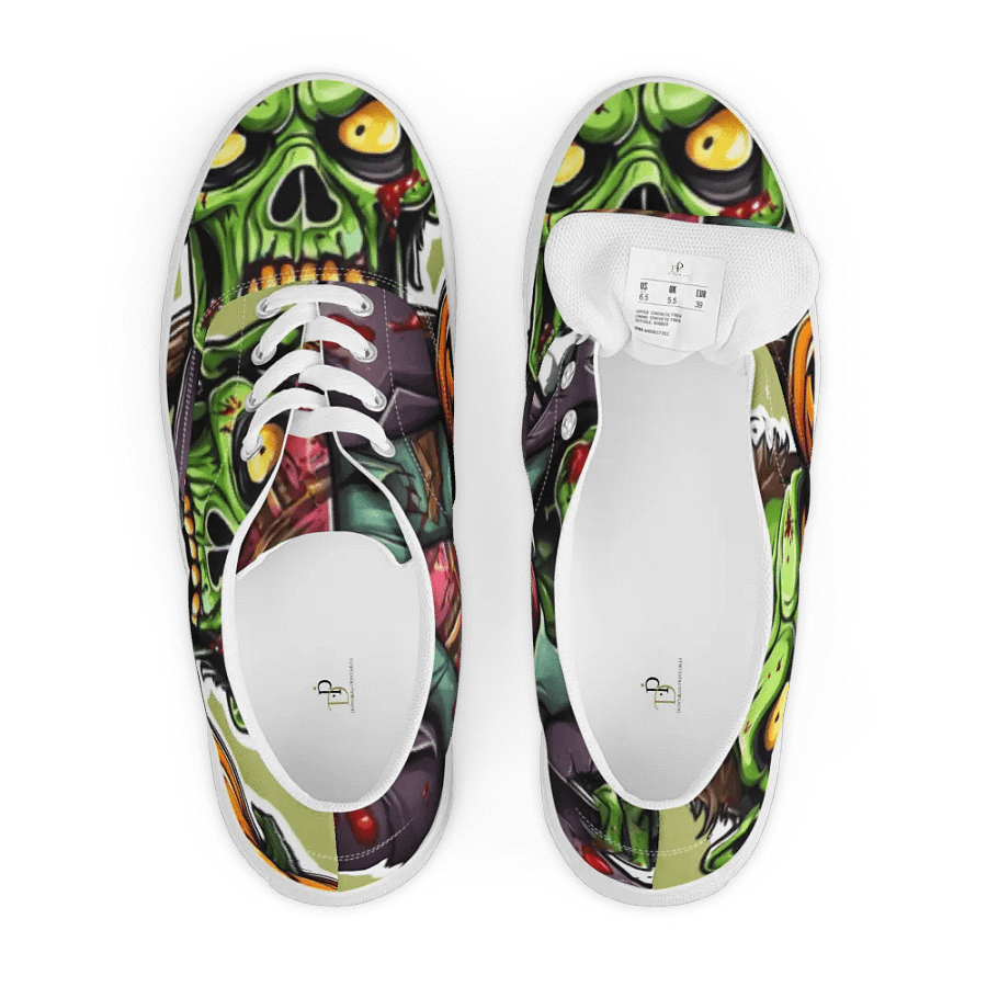 Zombie Strike Lace-Up Canvas Shoes product image (7)