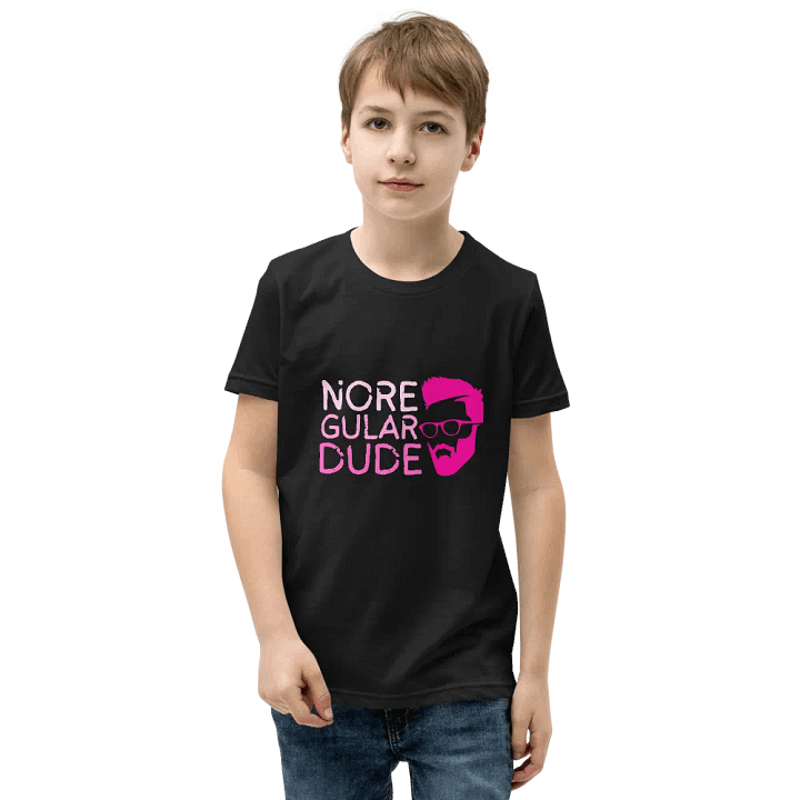 No Regular Pink Dude Youth Tee product image (1)