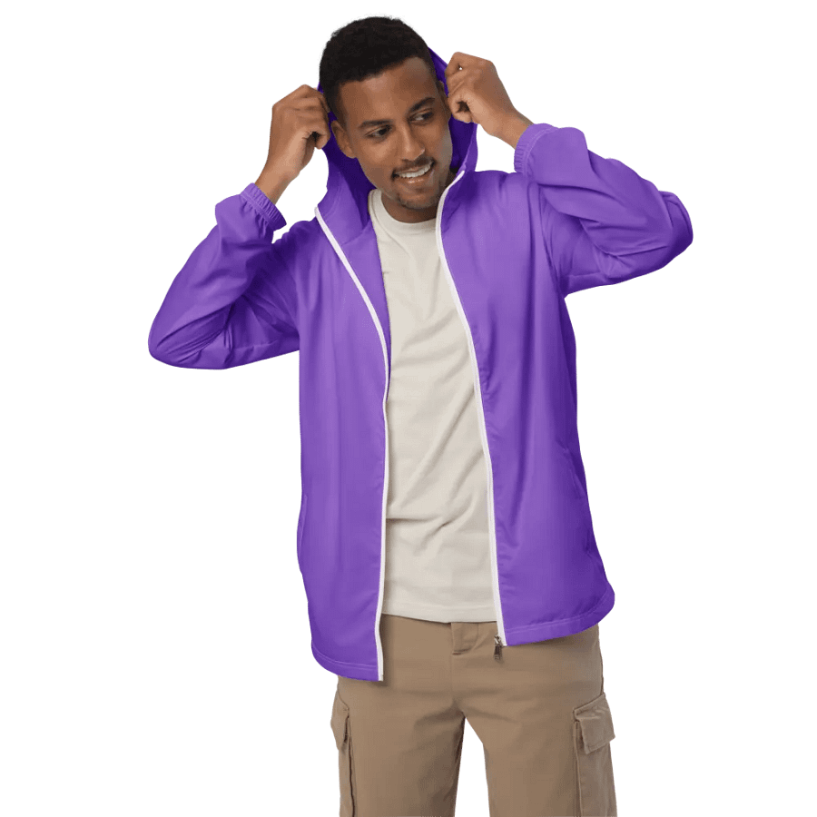 Plain Color Amethyst Windbreaker product image (1)