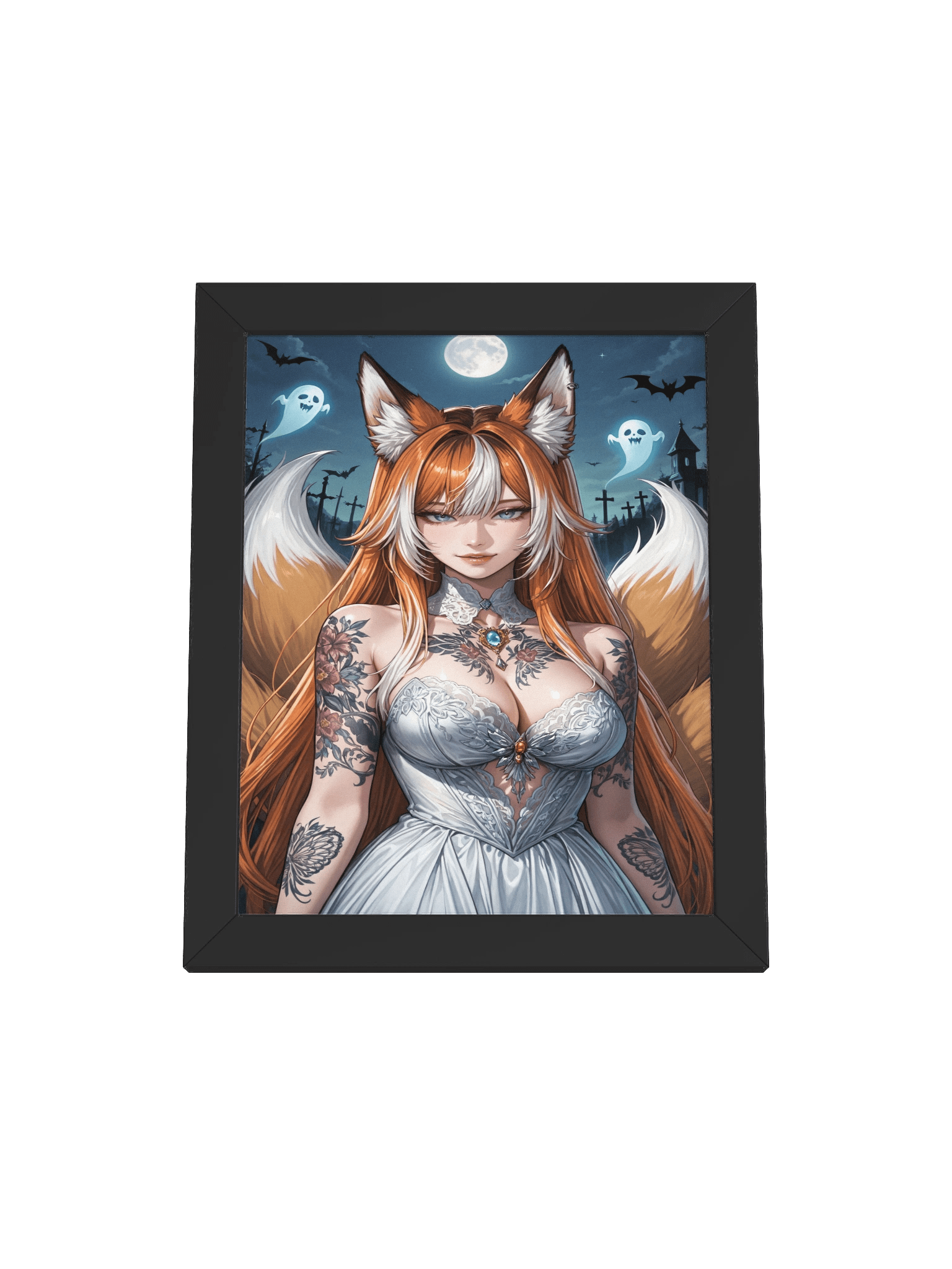 Mystical Fox Spirit Framed Poster product image (1)