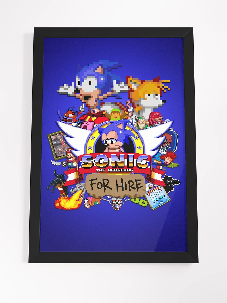 Sonic For Hire Poster - Framed product image (4)
