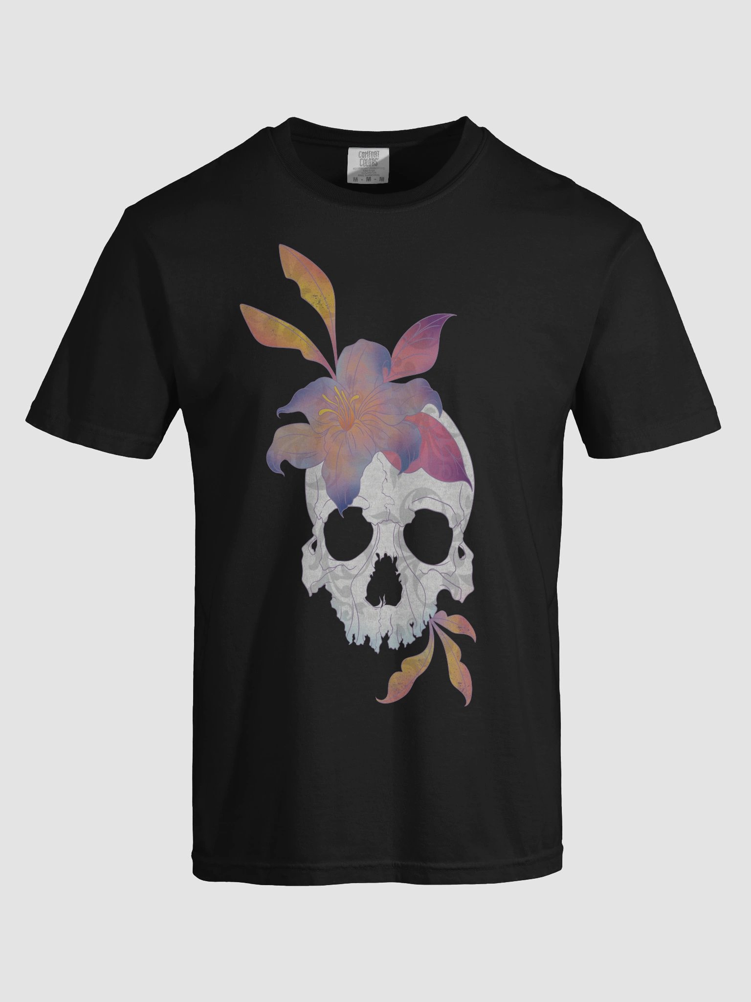 Floral Skull Delight T-Shirt product image (7)