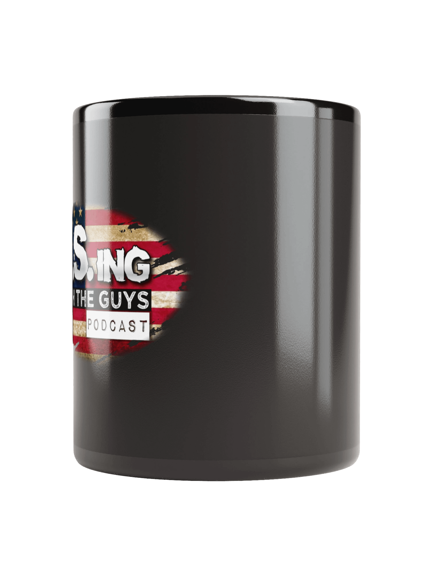 B.S.ing With The Guys black Merica coffee mug product image (2)