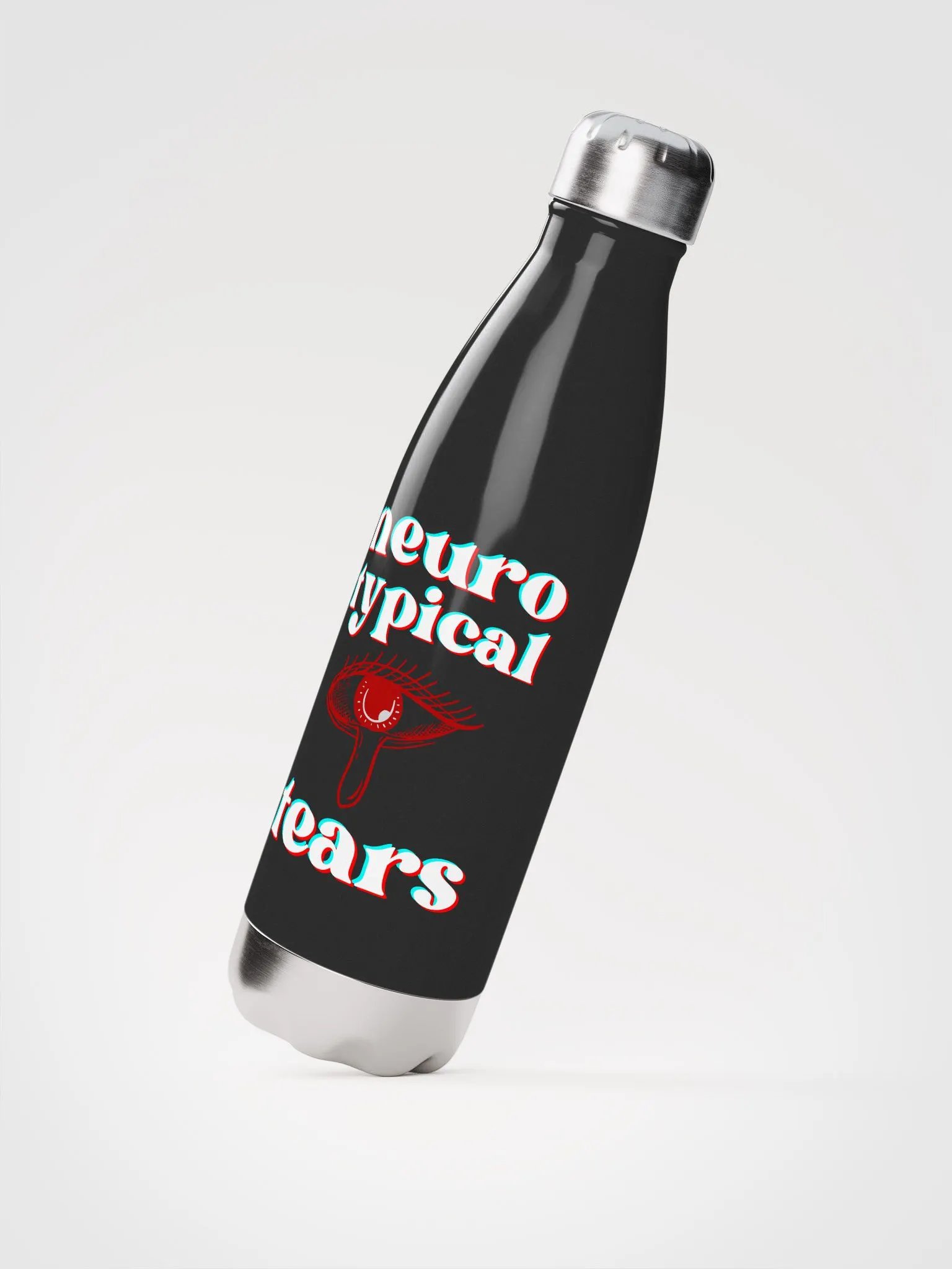 NEUROTYPICAL TEARS stainless steel water bottle product image (2)