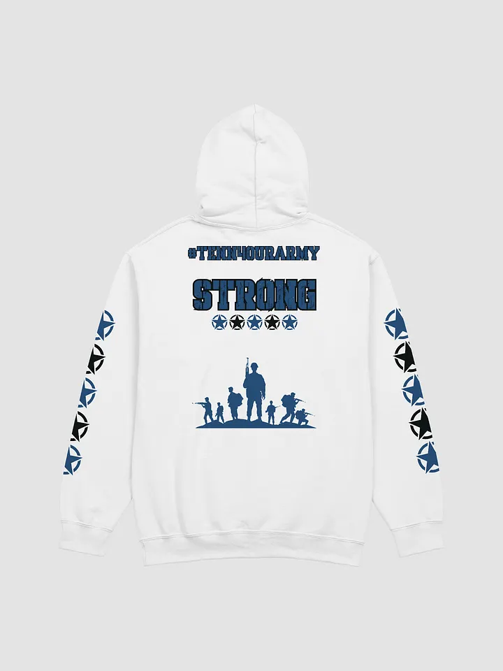 #TeNN4OURARMY Hoodie - Blue & Black product image (5)
