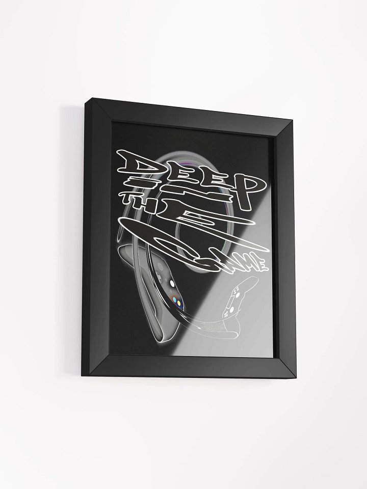 Deep In The Game - Framed - Black - High-Quality Poster product image (2)