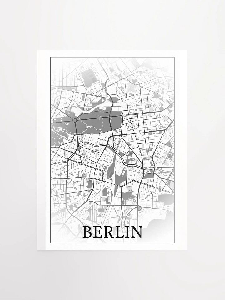 Berlin, Germany, city map print product image (1)