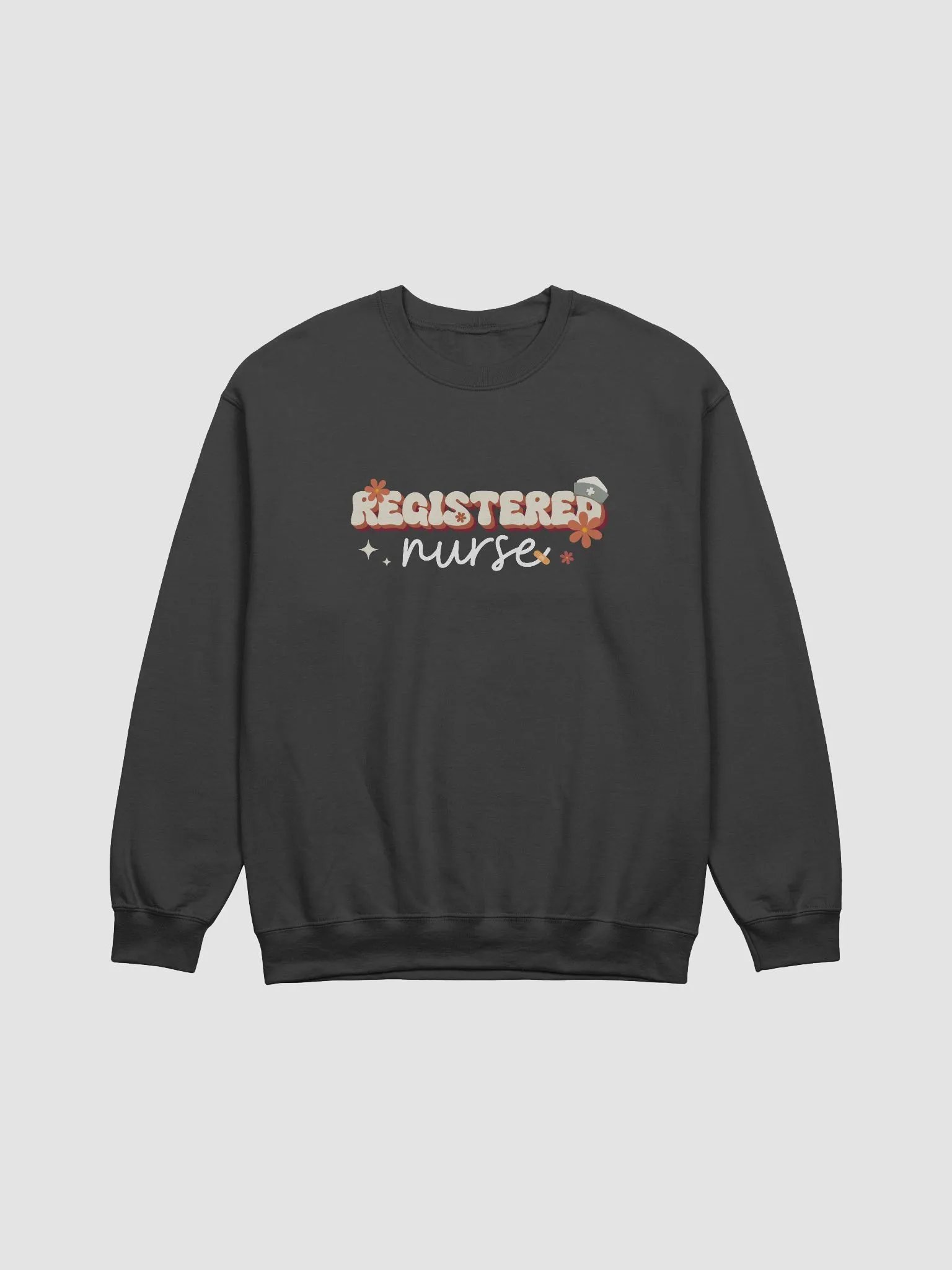 Registered Nurse Retro Sweatshirt - Dark Colors product image (2)