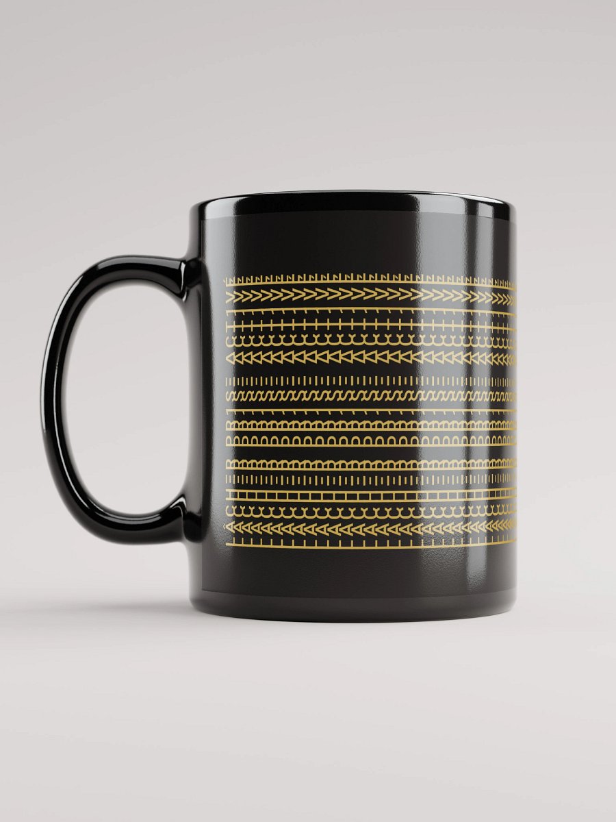 Mug Noir Codé Zen Doré - Lacher Prise Activé - Cadeau Chic product image (6)