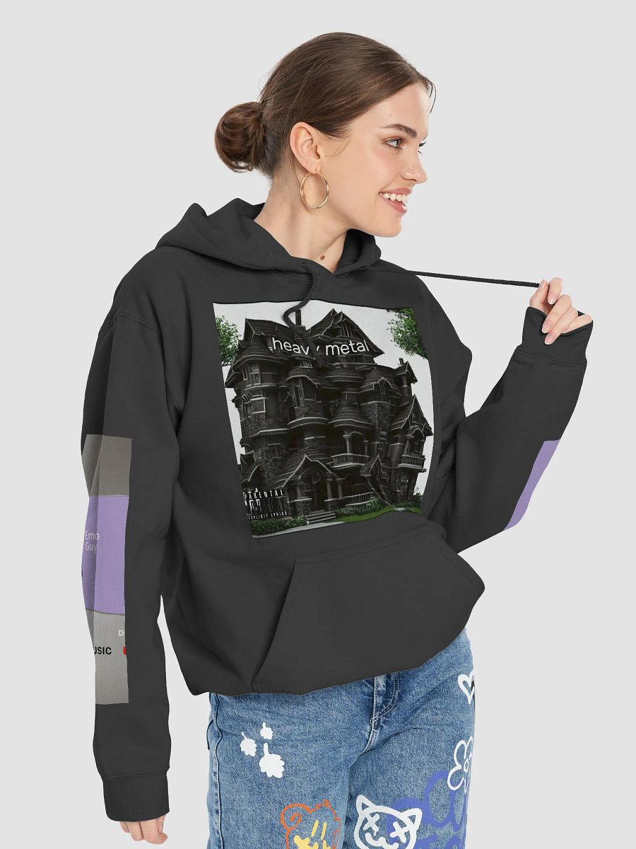 Gothic Mansion Metal Hoodie product image (7)
