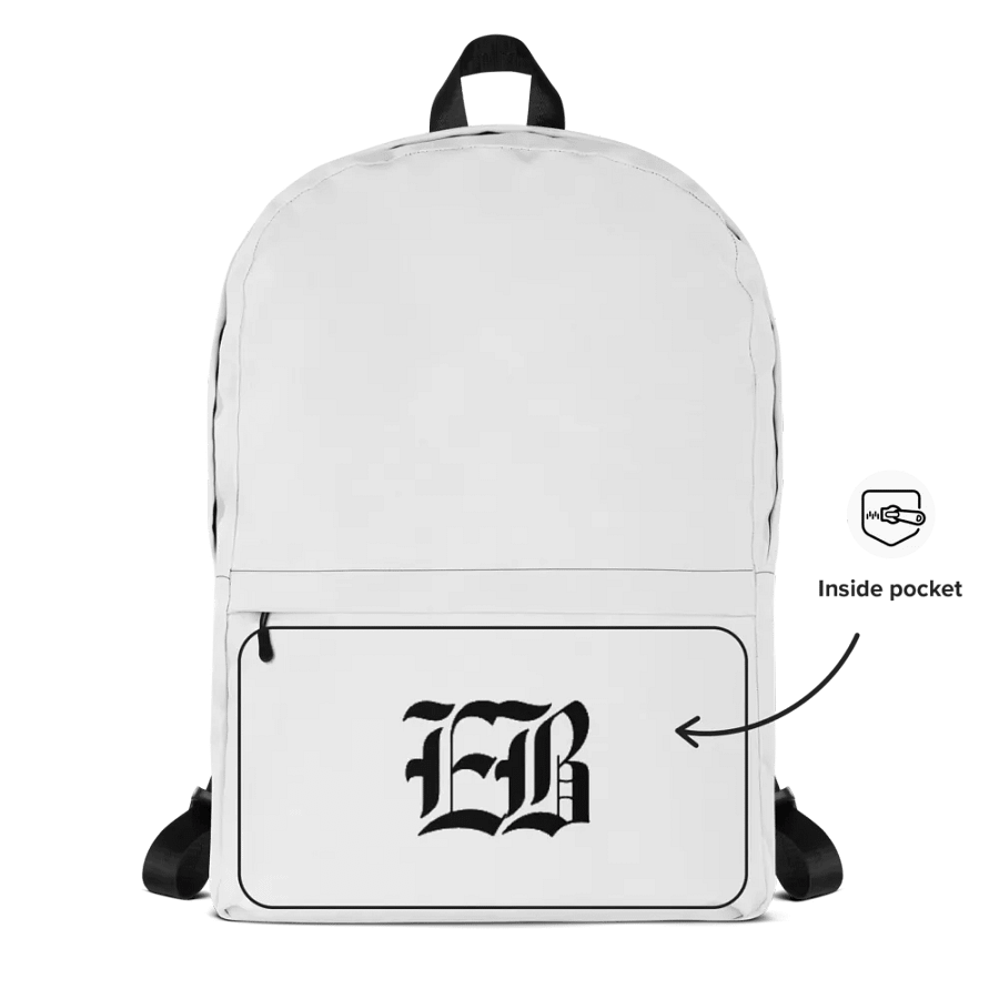 Classy: All white Back Pack product image (3)