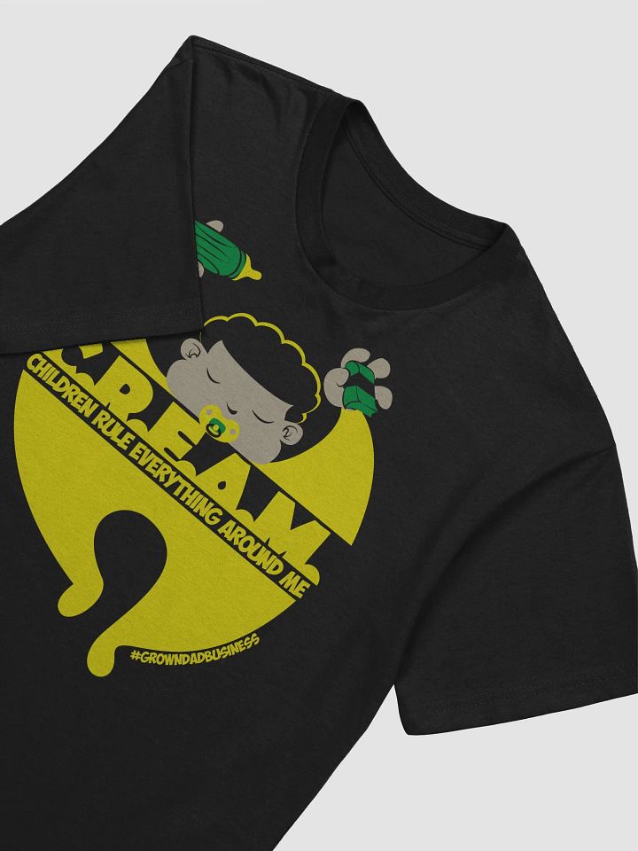 'C.R.E.A.M. Children Rule Everything Around Me' | WU-TANG parody T-Shirt | +4 colors | light on dark product image (2)