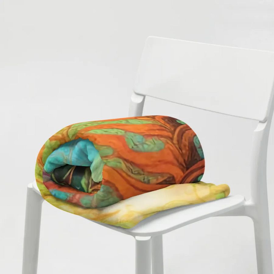 Forest abstract Jetée/ Blanket product image (6)