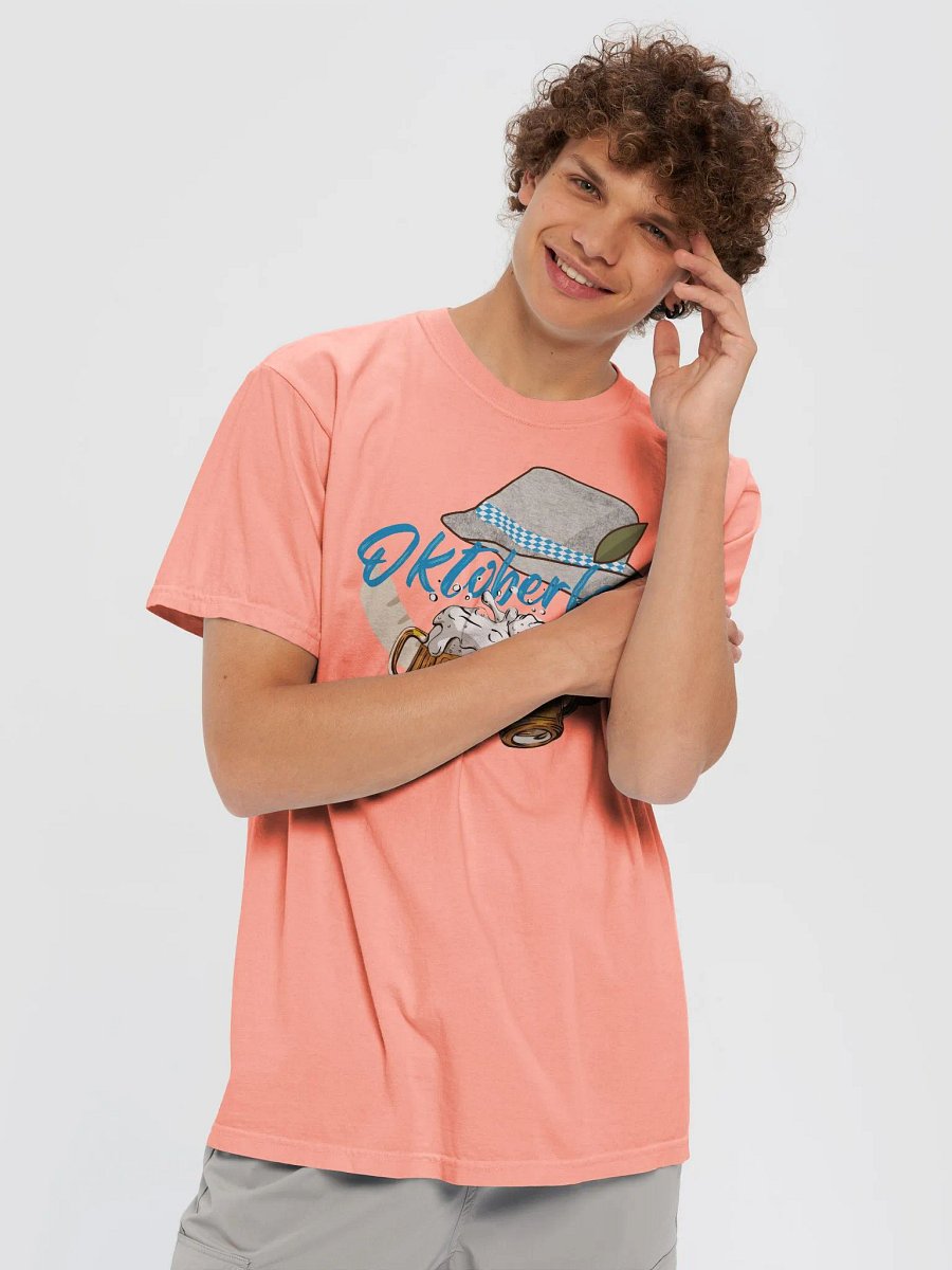 Oktoberfest T-Shirt – Aufschrift Blau-Grau product image (5)