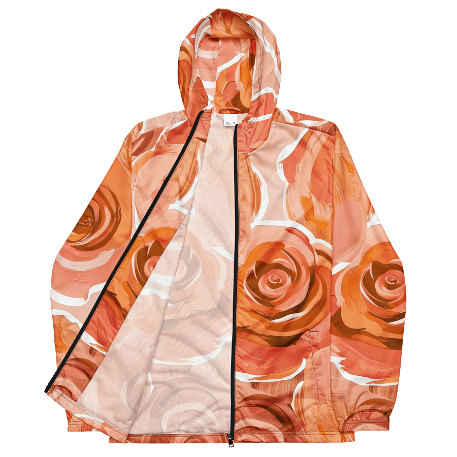 Swirling Rose All-Over Print Windbreaker product image (2)
