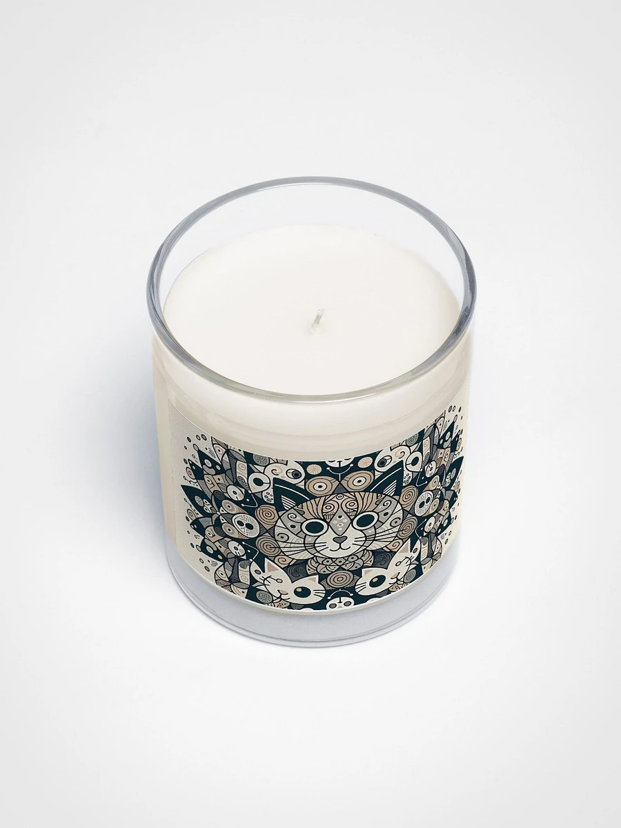 Soy Wax Candle In A Clear Glass Jar product image (3)