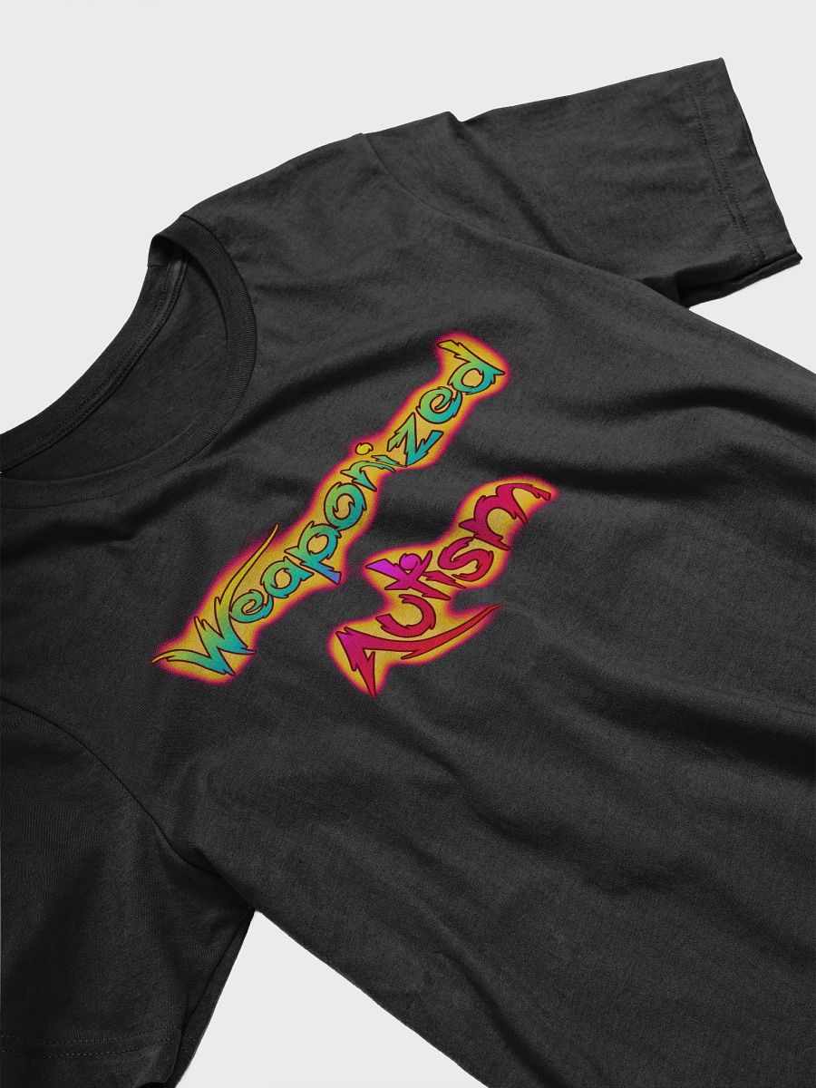 Weaponized Autism (Rainbow Text) Straight-Sided T-Shirt product image (23)