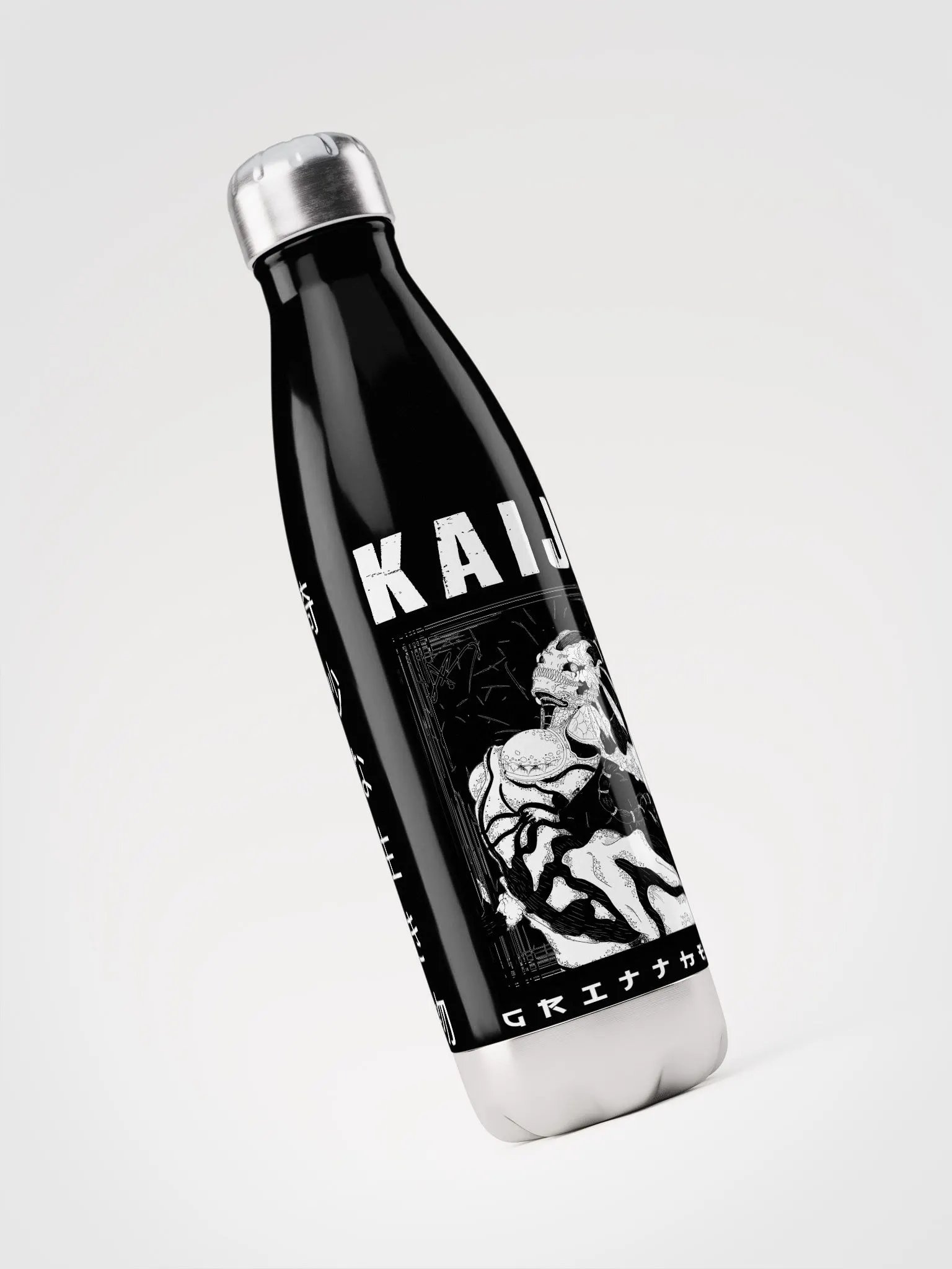 KAIJU Blackout Steel Water Bottle product image (3)