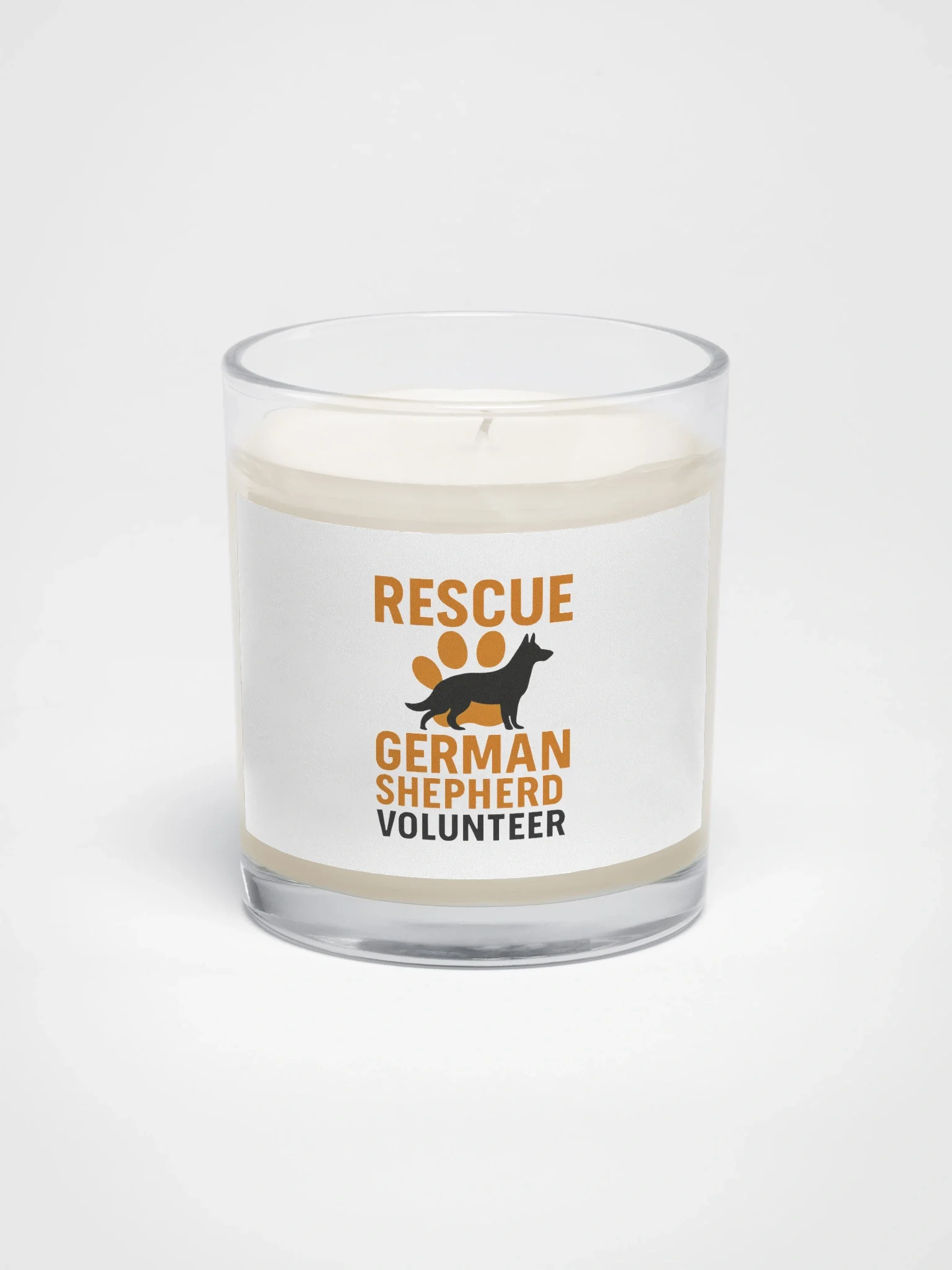 Rescue German Shepherd Soy Wax Candle product image (1)