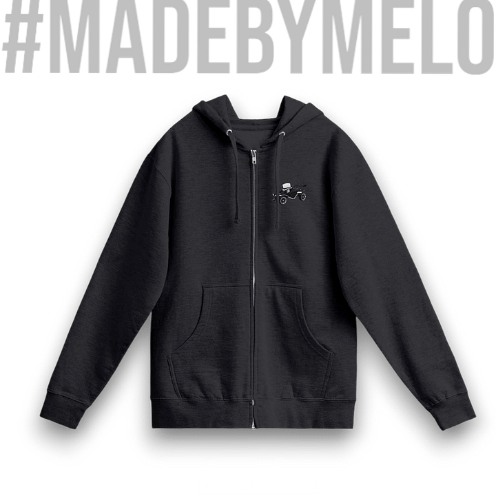 Fancy Carball Bot - Classic Zip Hoodie | #MadeByMELO product image (2)