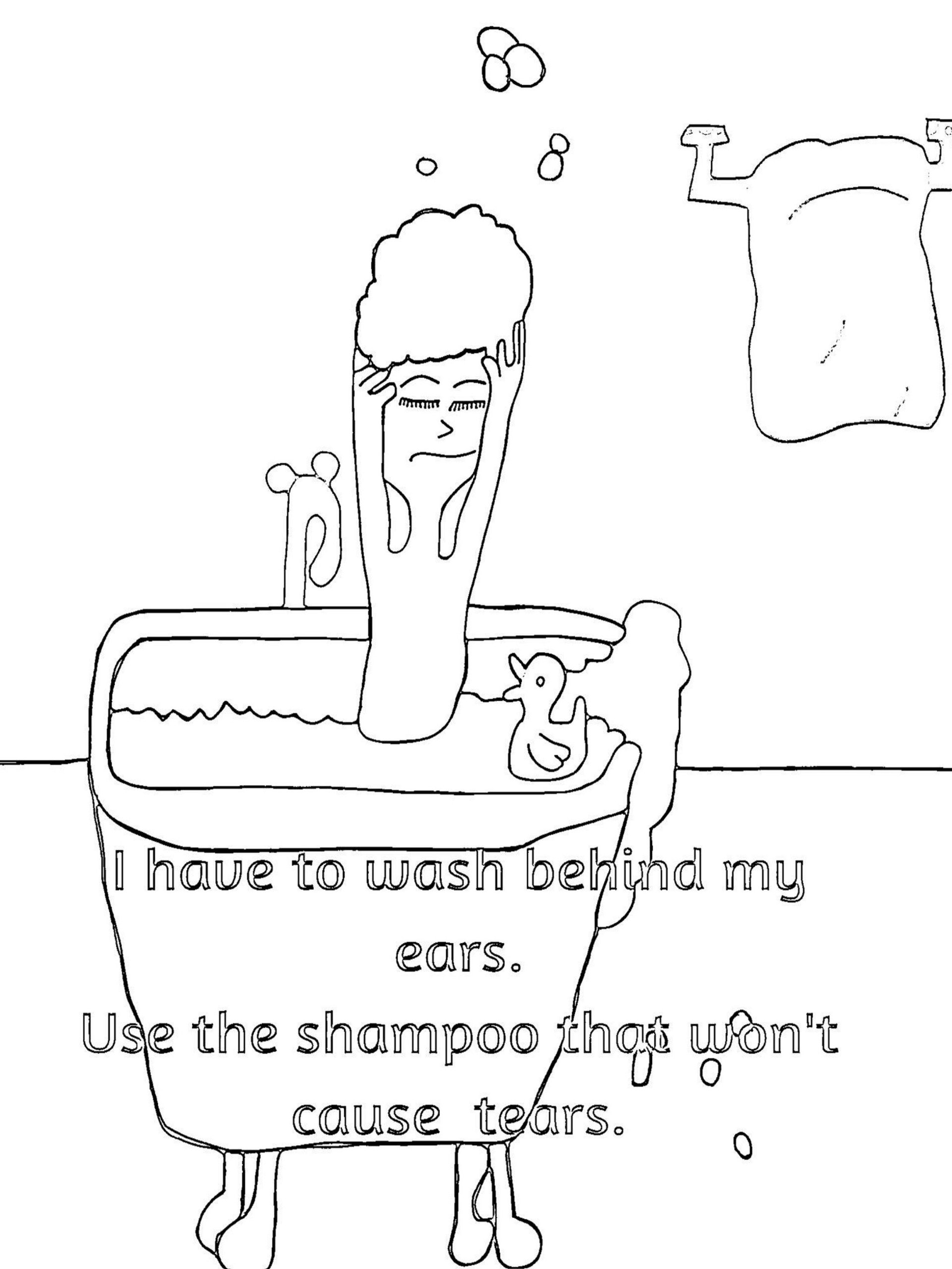 It's Bath Time A Coloring Story product image (6)