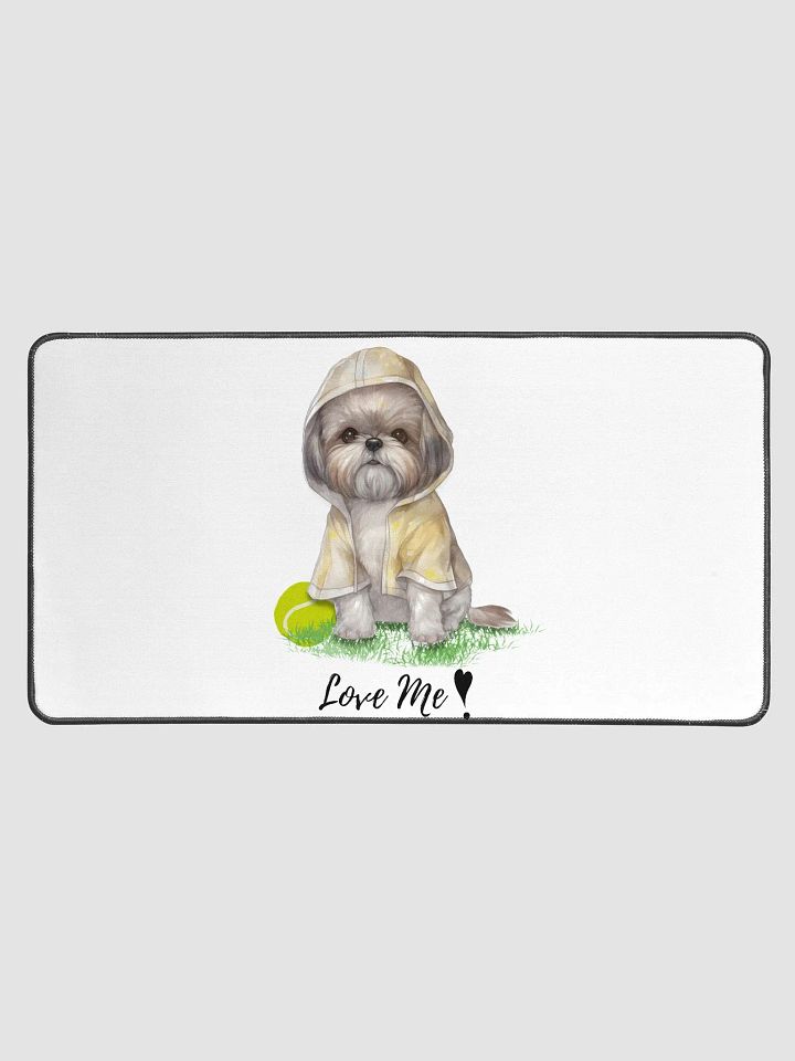Hooded Pup Desk Mat product image (1)