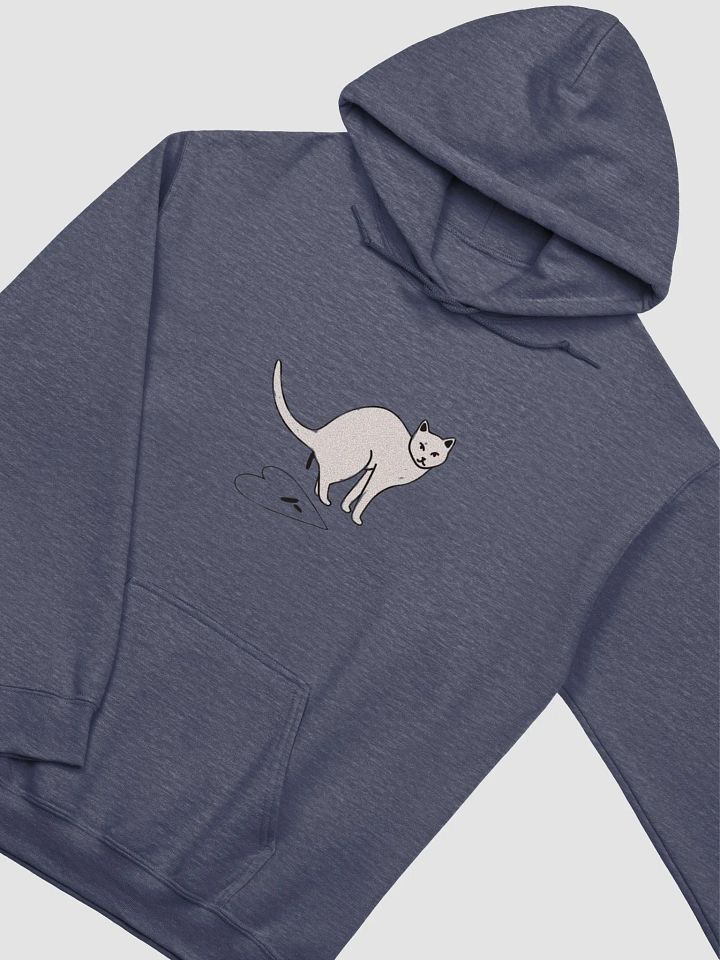 Cat Shitting On A Heart Hoodie product image (11)