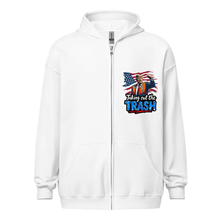 Zip Hoodie: Trump Trash Removal product image (19)