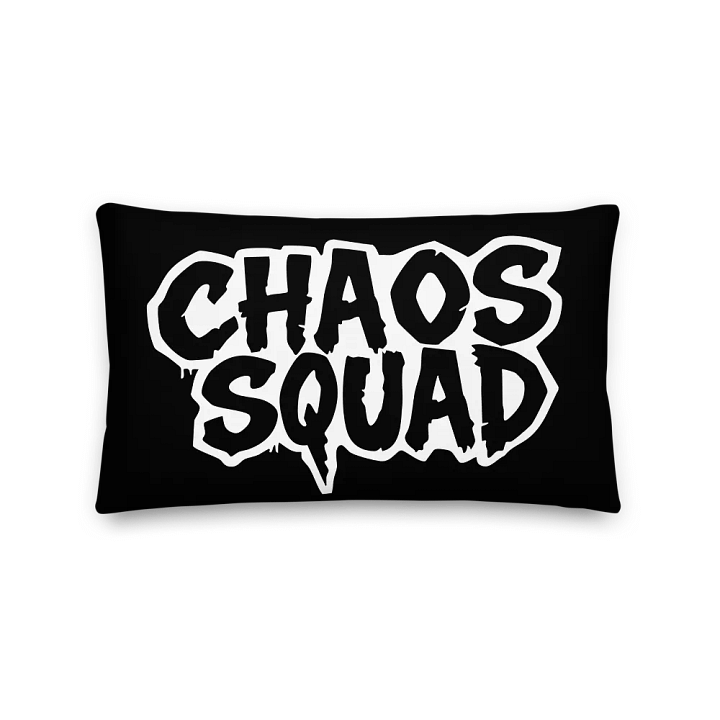 CHAOS SQUAD BLACK PILLOW (3 SIZES AND STYLES) GIFT product image (1)