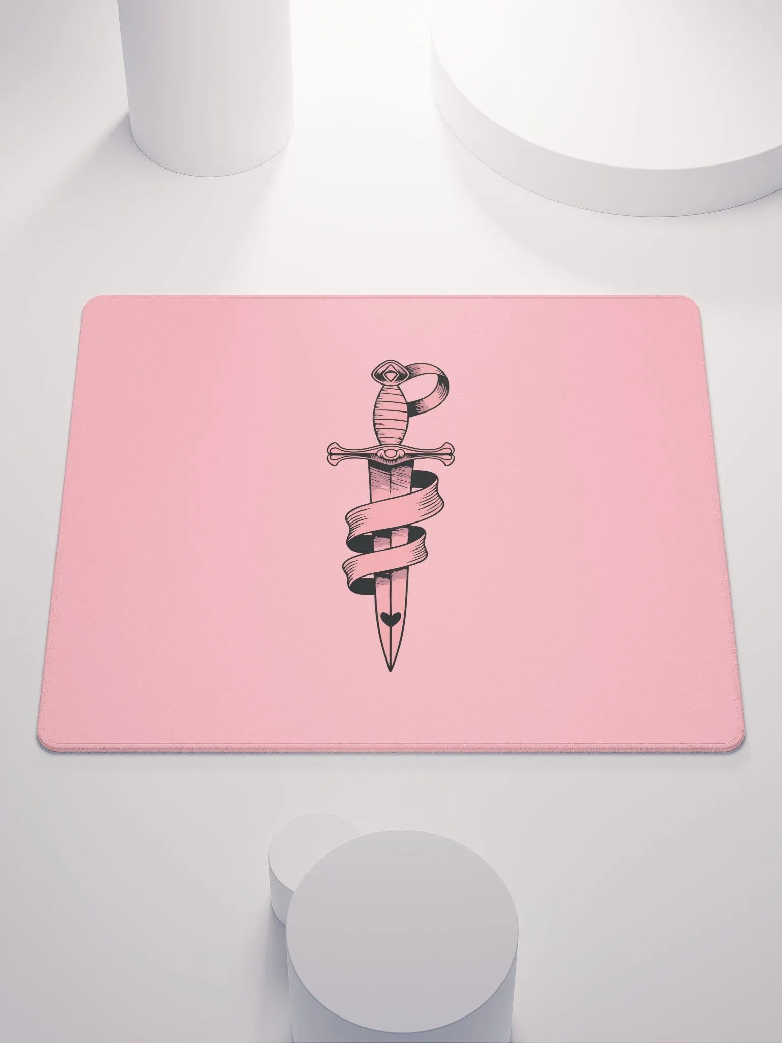 Heartfelt Dagger Gaming Mouse Pad product image (2)