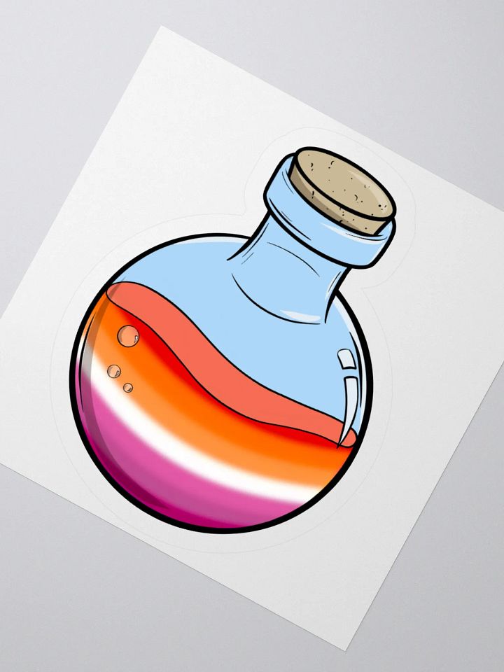Lesbian Pride Potion | 3" Sticker product image (2)