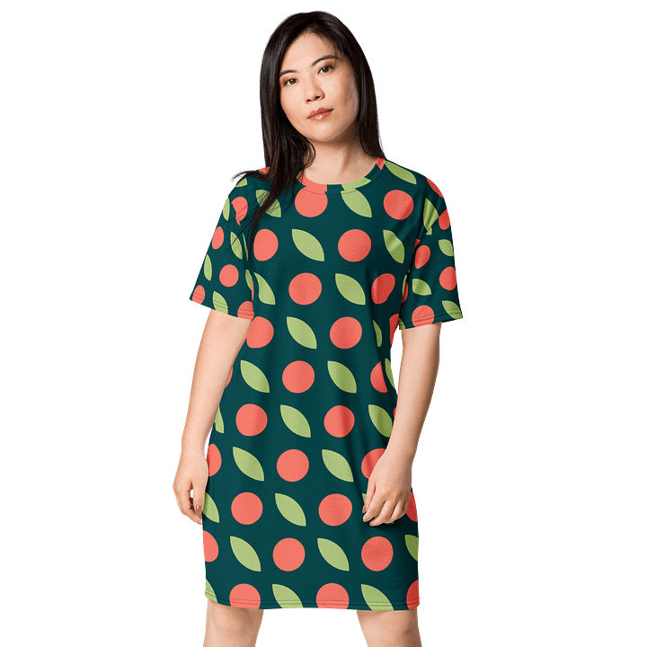 Botanical Bliss All-Over T-Shirt Dress product image (1)