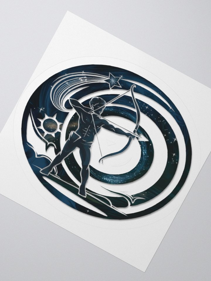 Exclusive Sagittarius Zodiac Sticker: Centaur Archer in Cosmic Twilight - Perfect for Astrology Fans and Unique Gifts! product image (5)