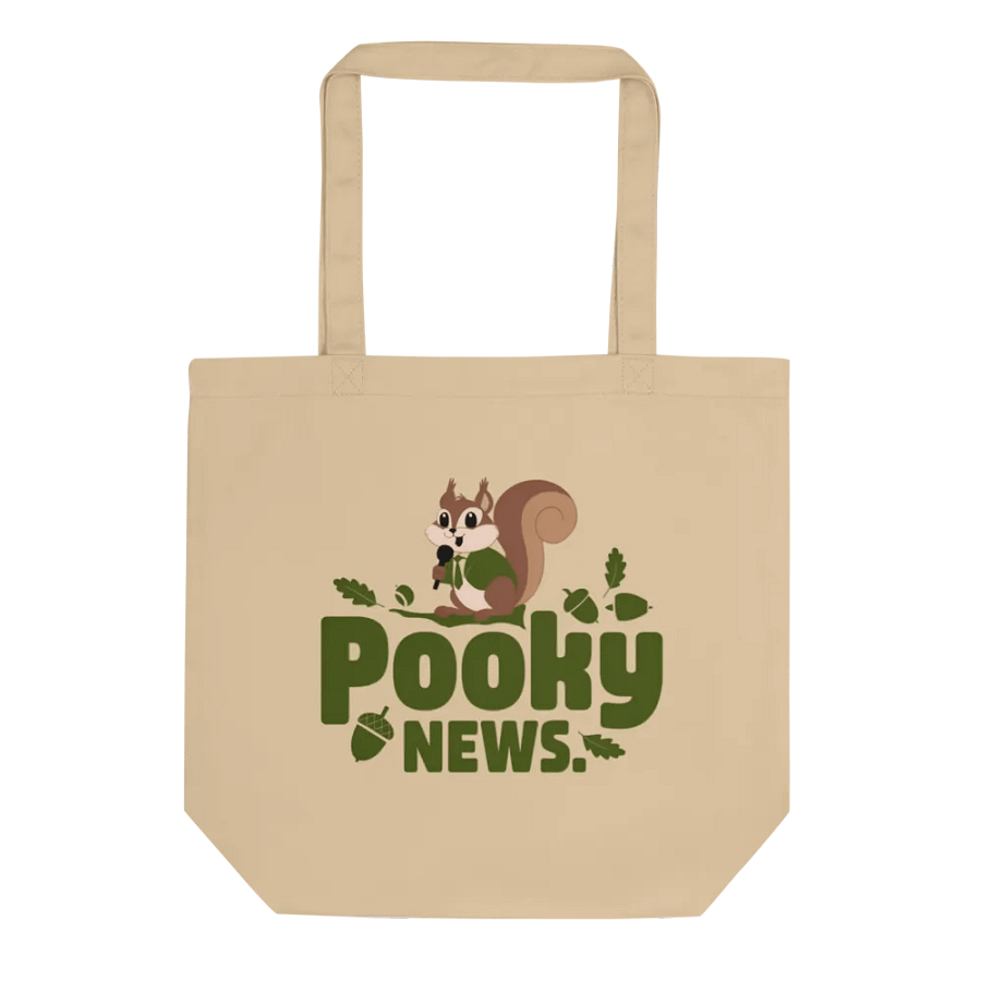 Pooky News Eco-Friendly Tote Bag product image (1)