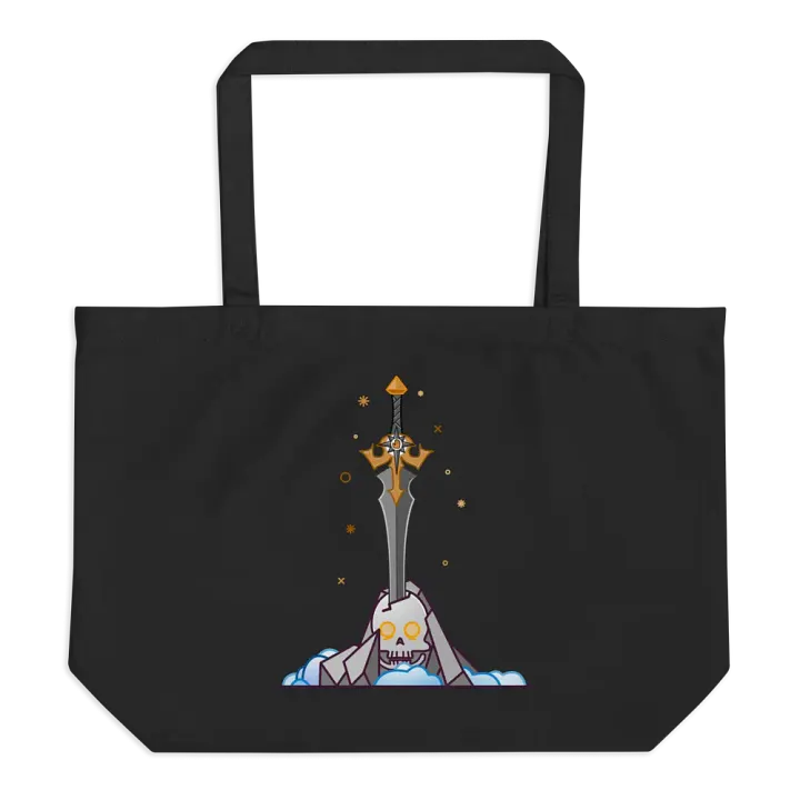 Sword in the Skull - Argent Variation - Cotton Tote product image (1)