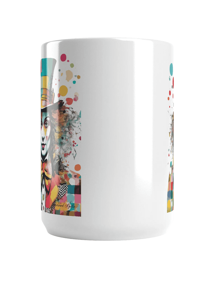 Mad Hatter:Vibrant Collage Portrait : Elegance Mug product image (5)
