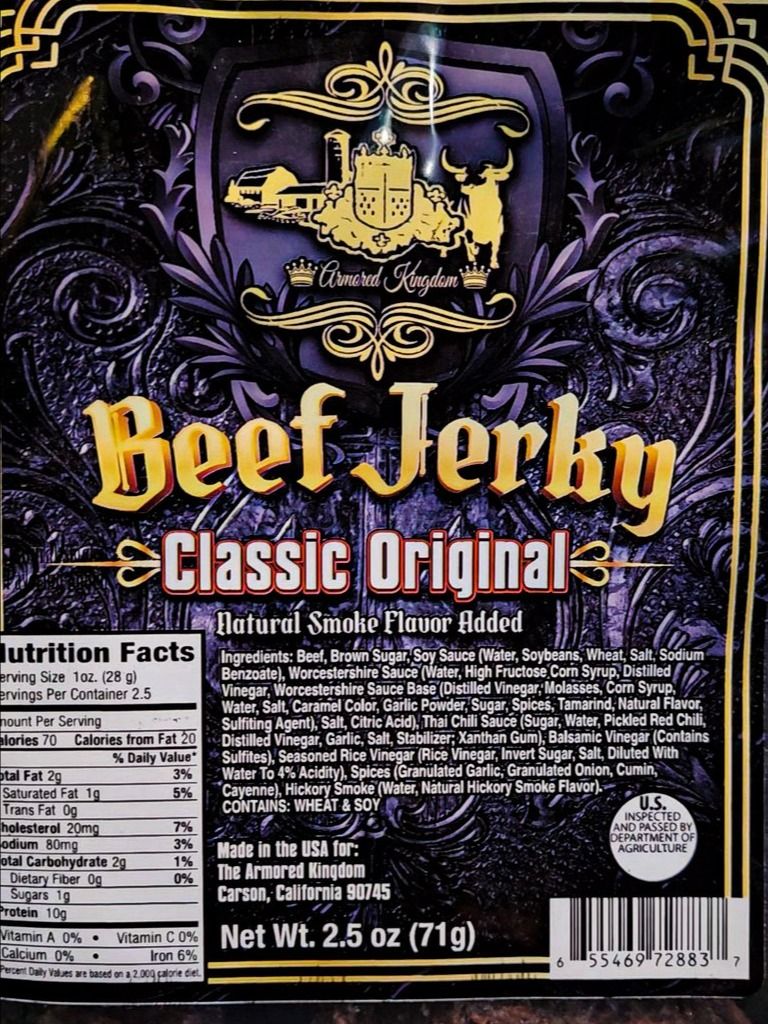 The Armored Kingdom Classic Original Jerky product image (4)
