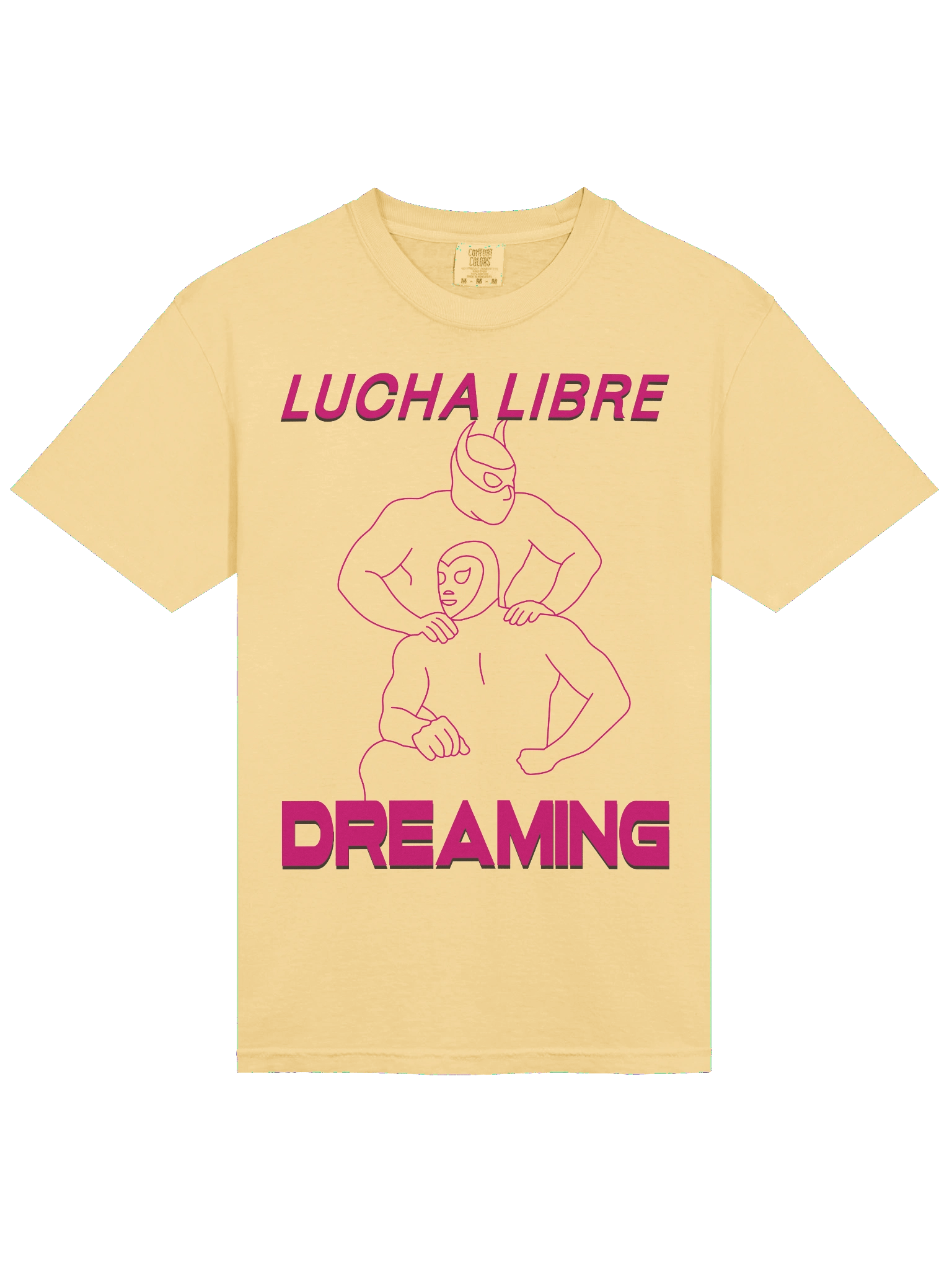 Pink Lucha Libre Dreaming Tee product image (9)