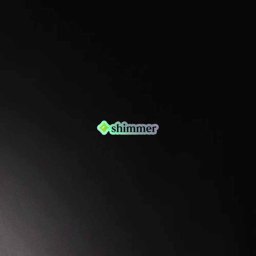 Shimmer Kiss-cut Holographic Sticker product image (4)