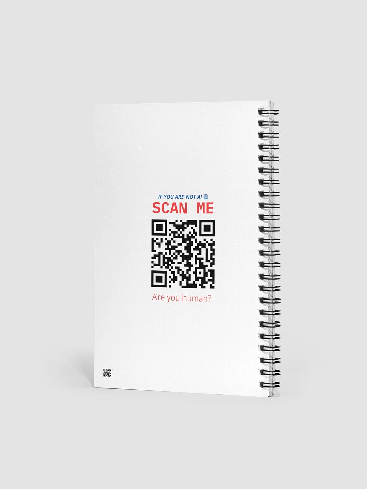Interactive QR Code Spiral Notebook product image (2)