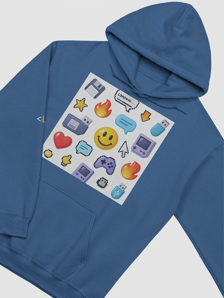 Limitless 90s Glitch Hoodie | Retro Hacker Sweatshirt – Floppy Disk & Tech Vibes product image (2)