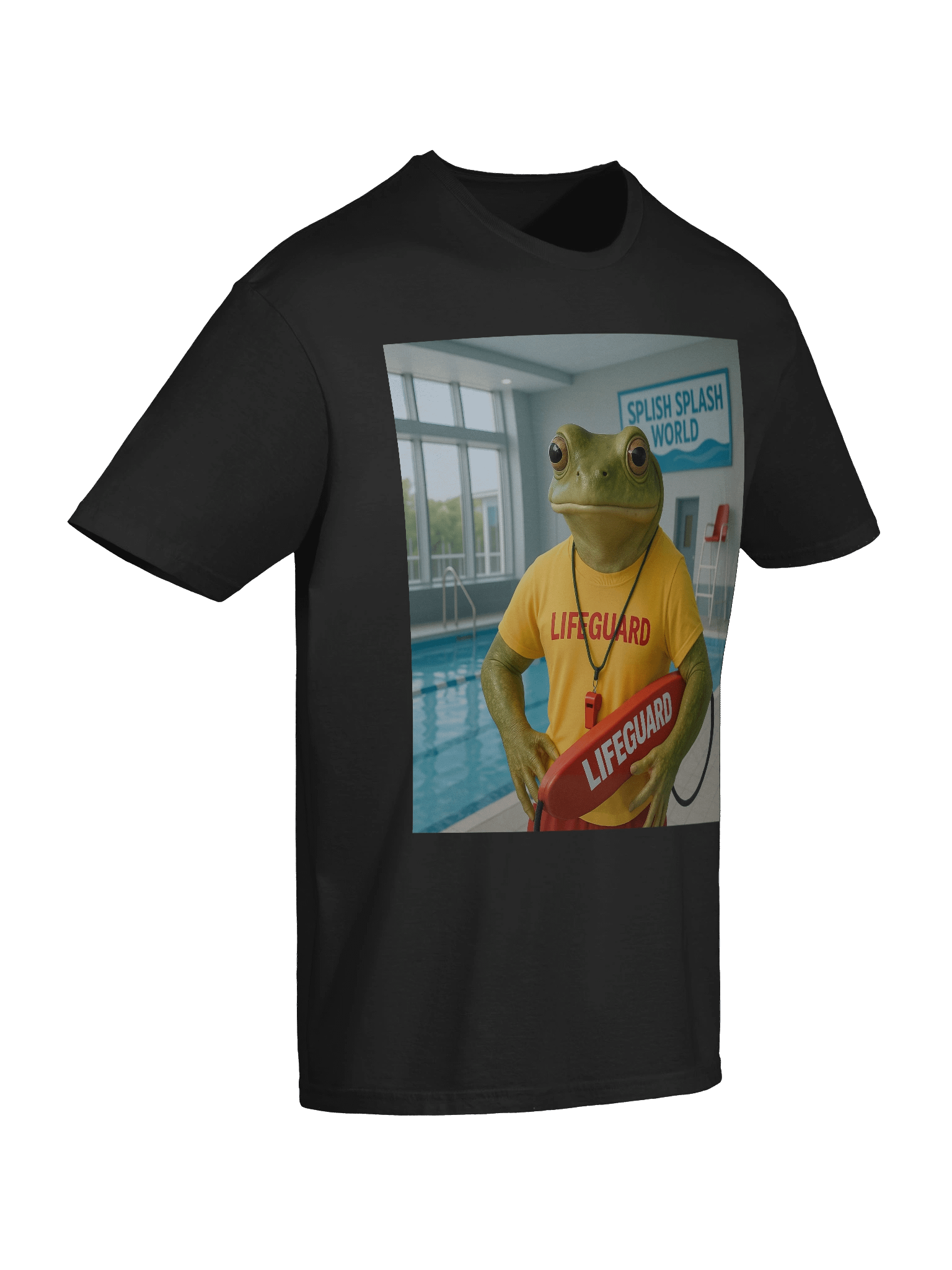 Splish Splash Lifeguard Frog T-Shirt product image (84)