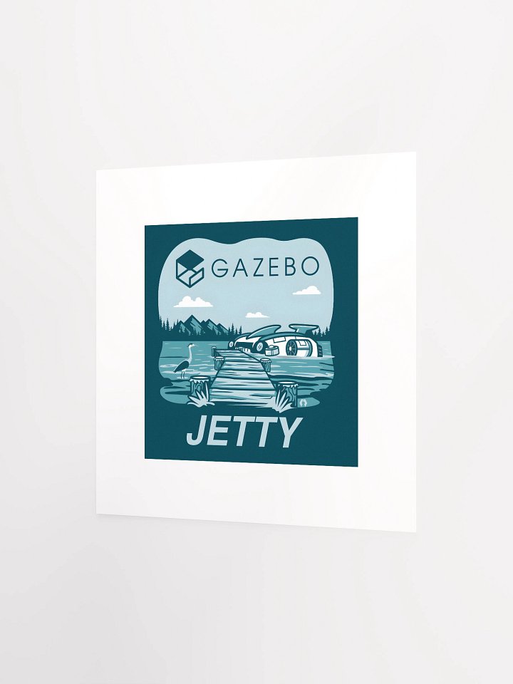 Gazebo Jetty unframed poster product image (3)