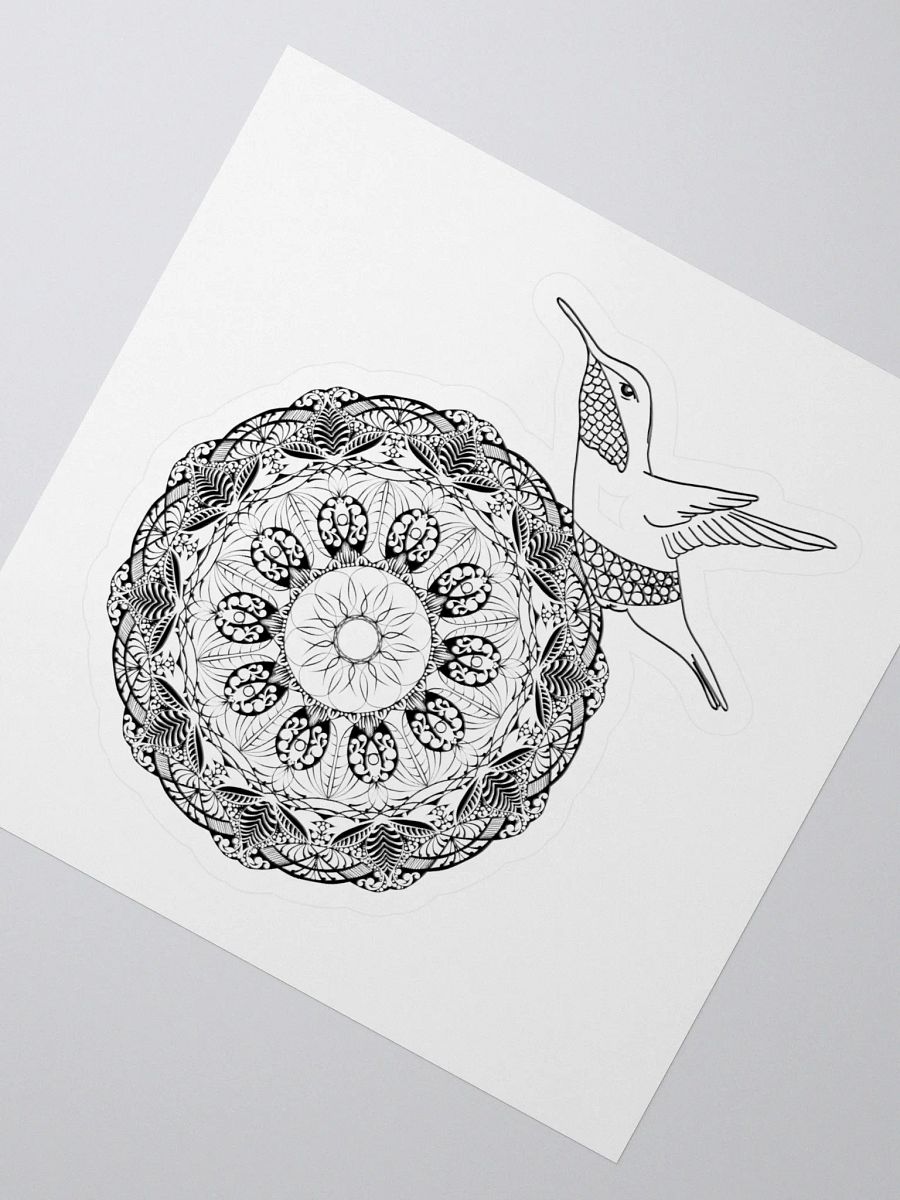Mandala Hummingbird Harmony Stickers product image (3)