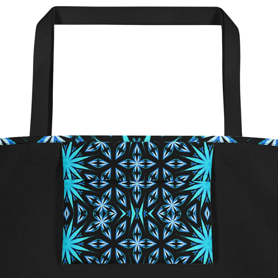 Abstract Floral Stars Repeating Pattern Tote Bag product image (4)