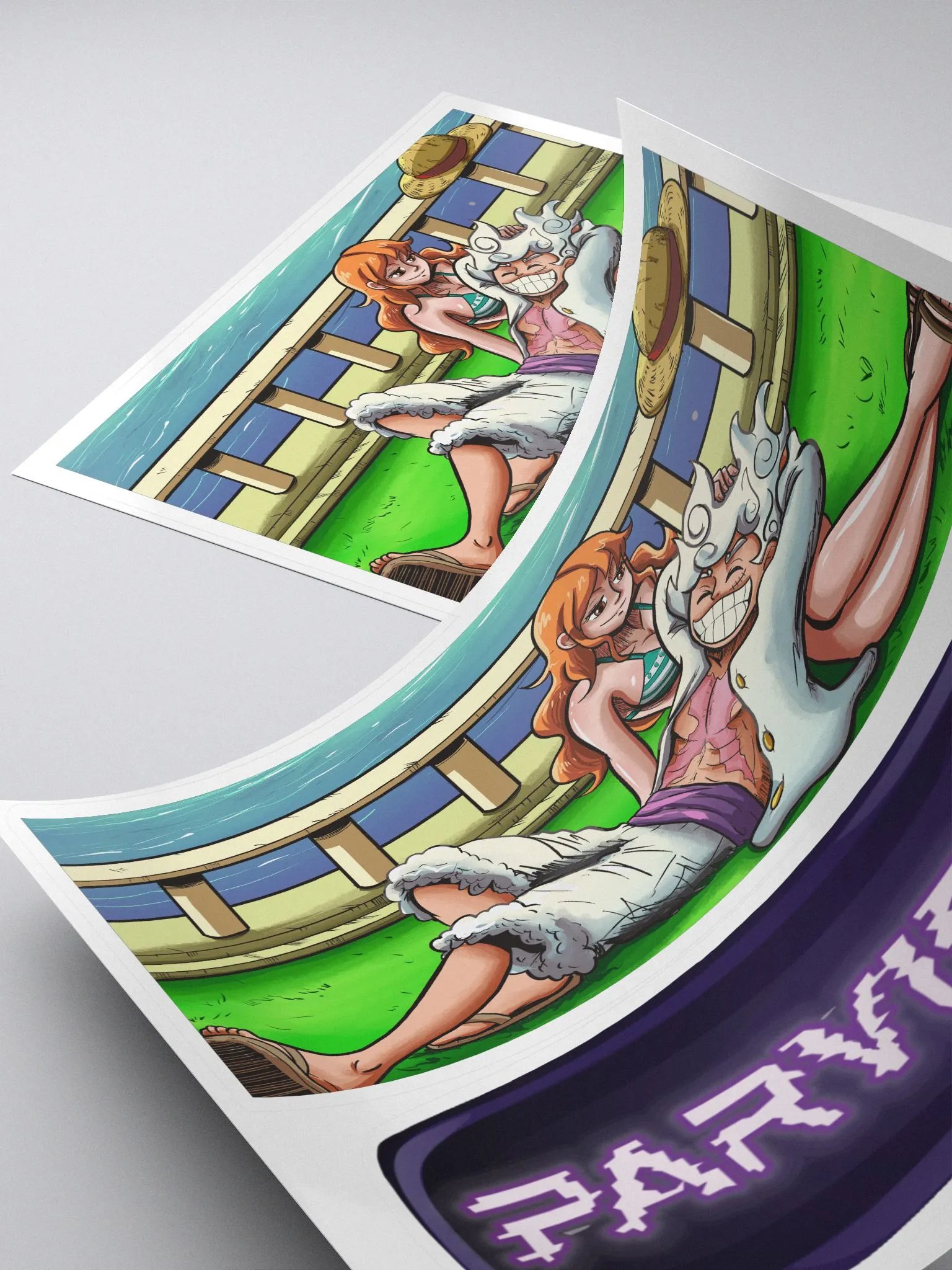 LUFFY X NAMI SHIP STICKER product image (4)